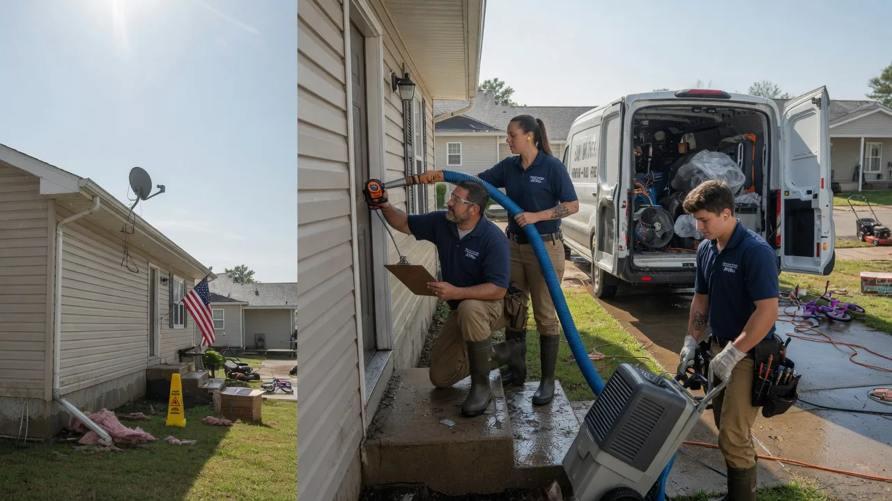 Ceiling Water Damage Restoration in Clifton, IL near me